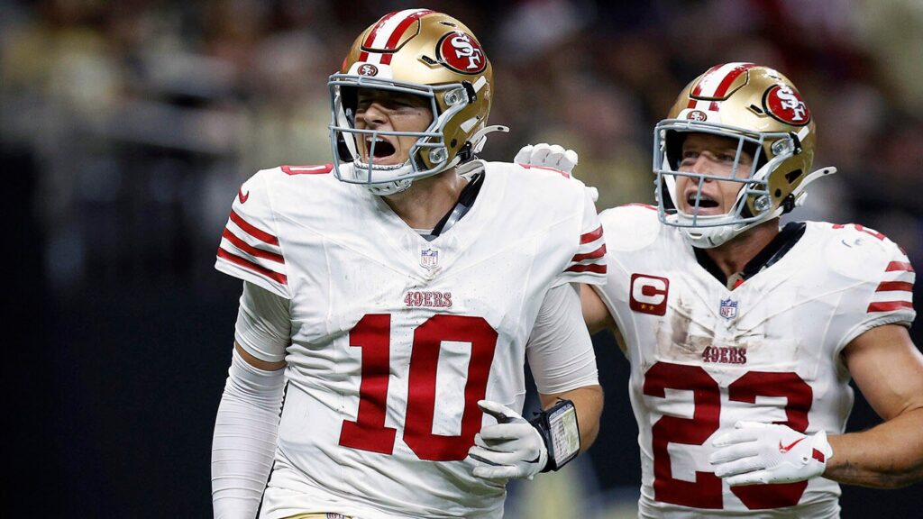 Mac Jones looks right at home in Kyle Shanahan's offense; 49ers can win with Brock Purdy sidelined