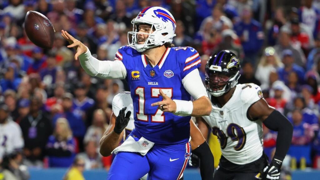 NFL MVP odds: Josh Allen leaps Lamar Jackson as favorite after leading Bills stunning comeback over Ravens