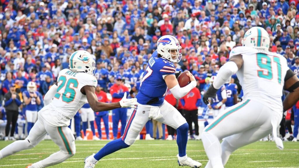Dolphins vs. Bills anytime TD props, odds, prediction: Back Josh Allen in Week 3 Thursday Night Football picks