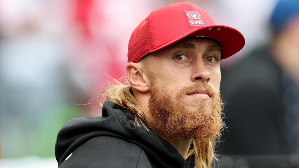 49ers place George Kittle on injured reserve: Star tight end to miss at least four games with hamstring injury