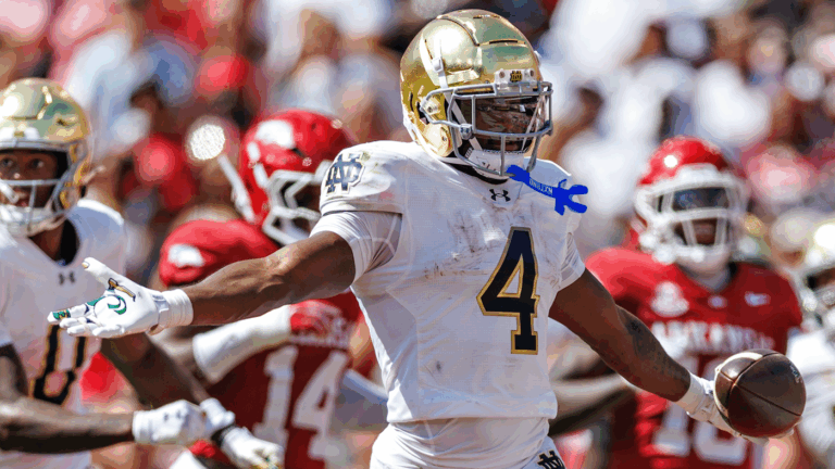 Notre Dame reenters CFP chat: ACC, Big 12 chaos, blowout over Arkansas push Irish back among top contenders