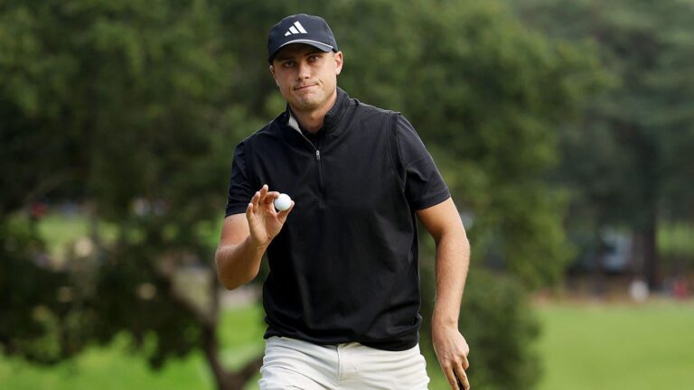 Ludvig Åberg tops Round 1 leaderboard at 2025 BMW PGA Championship as Matt Fitzpatrick, Shane Lowry contend