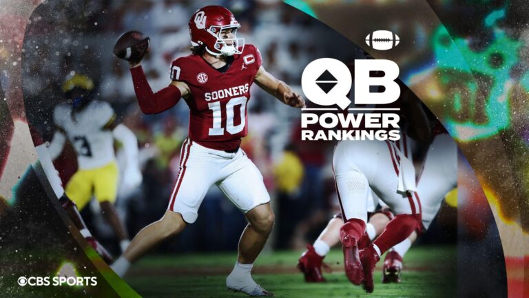 College Football QB Power Rankings: Oklahoma's John Mateer soars to top as Beau Pribula overtakes Drew Allar
