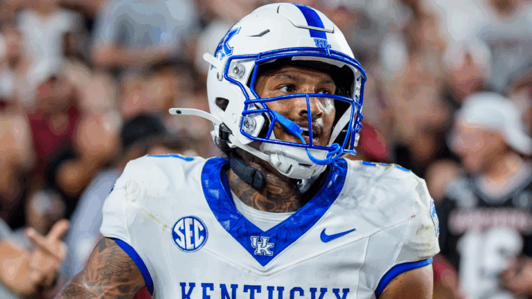 WATCH: Seth McGowan hits LaNorris Sellers' grandfather with football after TD, Kentucky RB issues apology