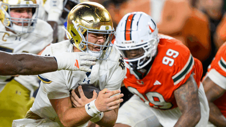 College Football Playoff roads for Miami, Notre Dame look vastly different after season-opening showdown