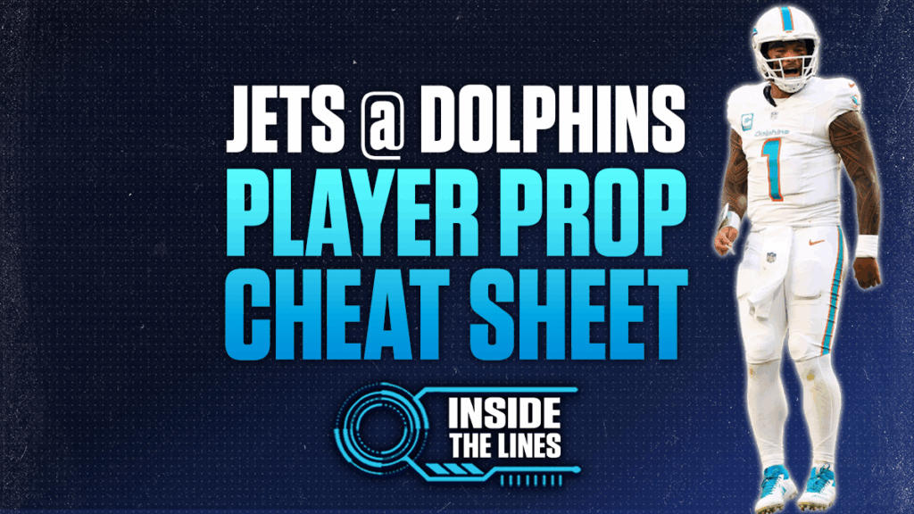 Inside the Lines Jets vs Dolphins MNF picks: Miami and Tua Tagovailoa finally have a good game