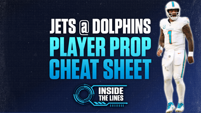 Inside the Lines Jets vs Dolphins MNF picks: Miami and Tua Tagovailoa finally have a good game
