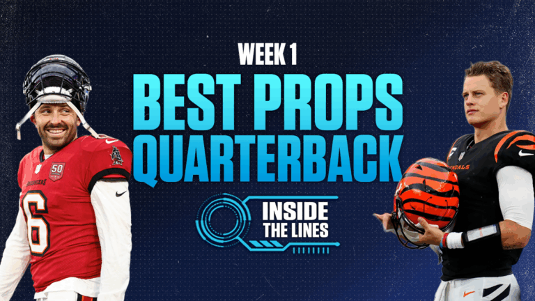 NFL Week 1 Inside the Lines QB Prop Cheat Sheet: Backing Mayfield and Burrow, fading Flacco and Murray