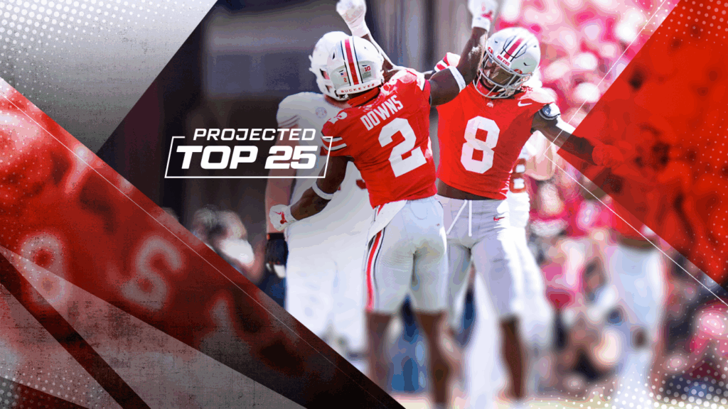 Tomorrow's Top 25 Today: Ohio State poised for rise to No. 1 in college football rankings, Alabama plummets