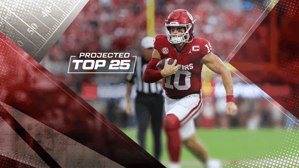 Tomorrow's Top 25 Today: Oklahoma, Indiana surge into top 10 in college football rankings