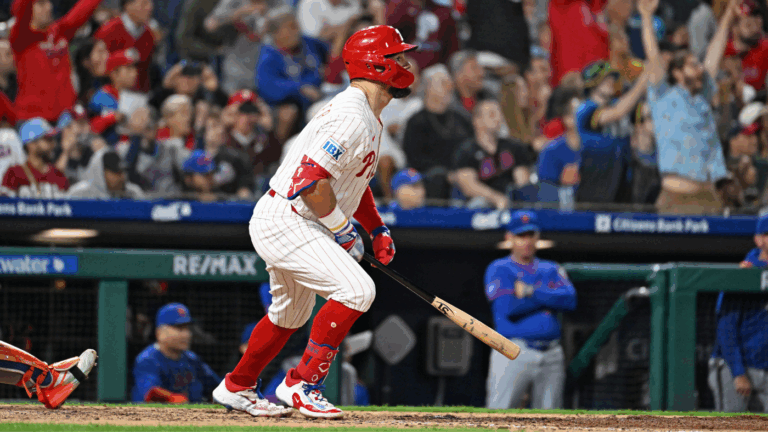 Phillies' Kyle Schwarber hits 50th home run of season, becomes second in franchise history to accomplish feat