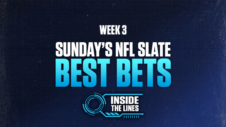 Inside the Lines best bets for Week 3 NFL Sunday slate: Top picks and player props include Bijan Robinson