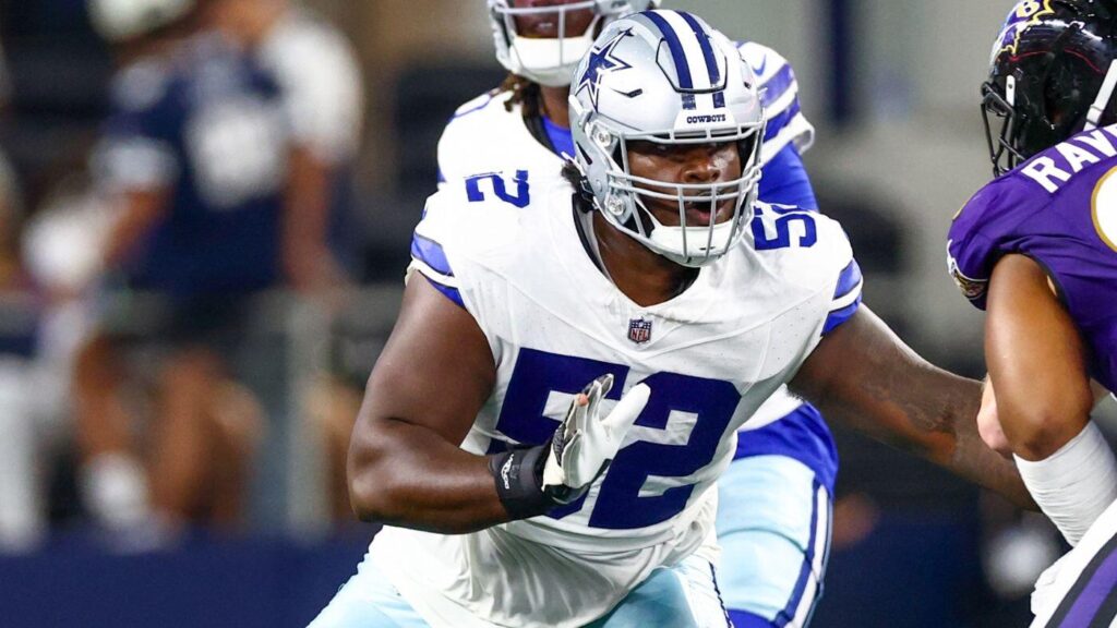 Tyler Booker injury: Cowboys guard expected to miss 4-6 weeks with high ankle sprain