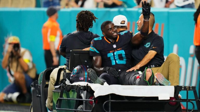 NFL Week 4 'MNF' overreactions: Is Tyreek Hill's career over? Should Zac Taylor, Aaron Glenn get fired?