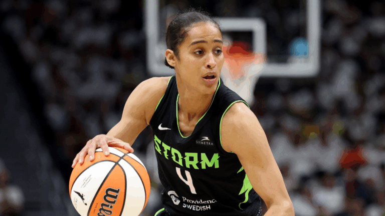 WNBA playoffs: Seattle Storm show 'composure' with stunning fourth-quarter comeback to upset Aces in Game 2