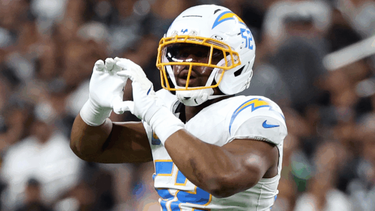 Khalil Mack injury: Chargers star pass rusher injures elbow early in game vs. Raiders