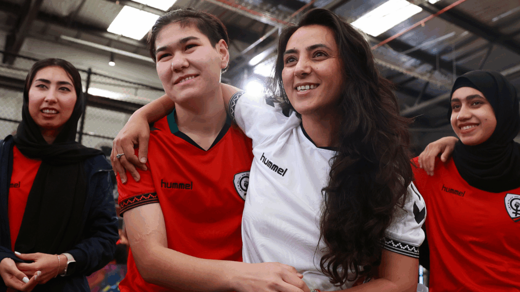 Afghan women's refugee team set to play first international matches in FIFA Unites Women's Series