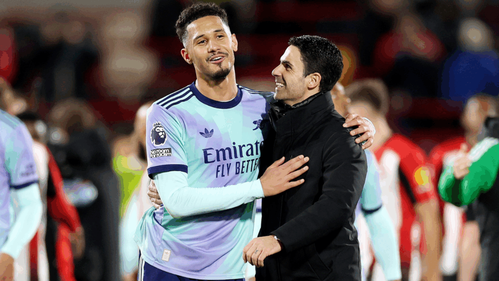 Mikel Arteta hails William Saliba's Arsenal extension: 'He's been instrumental in everything we've done'