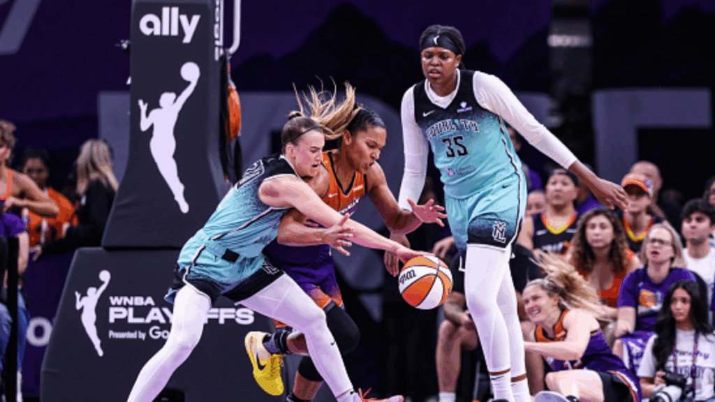 WNBA playoffs: Liberty survive OT thriller, but Stewart injury and sloppy play put title defense in question