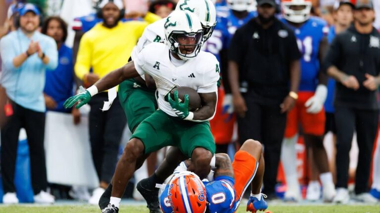 South Florida shocks No. 13 Florida on 20-yard walk-off FG as late penalties cost Gators
