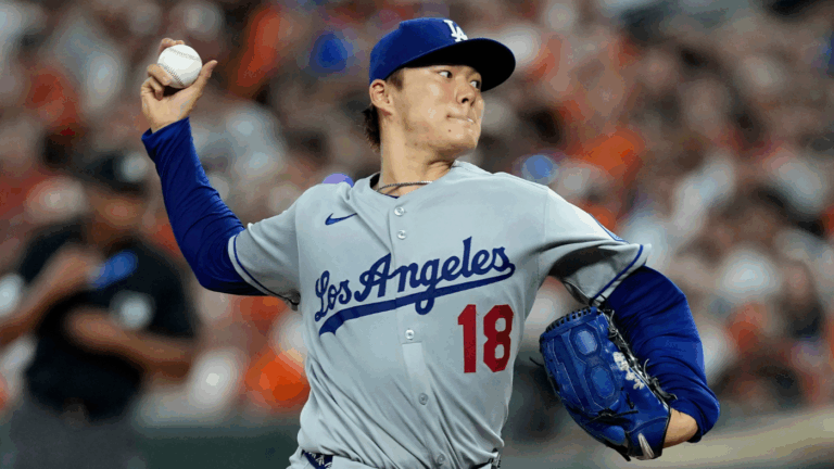 WATCH: Dodgers' Yoshinobu Yamamoto loses no-hitter with one out to go, Orioles win on walk off against bullpen