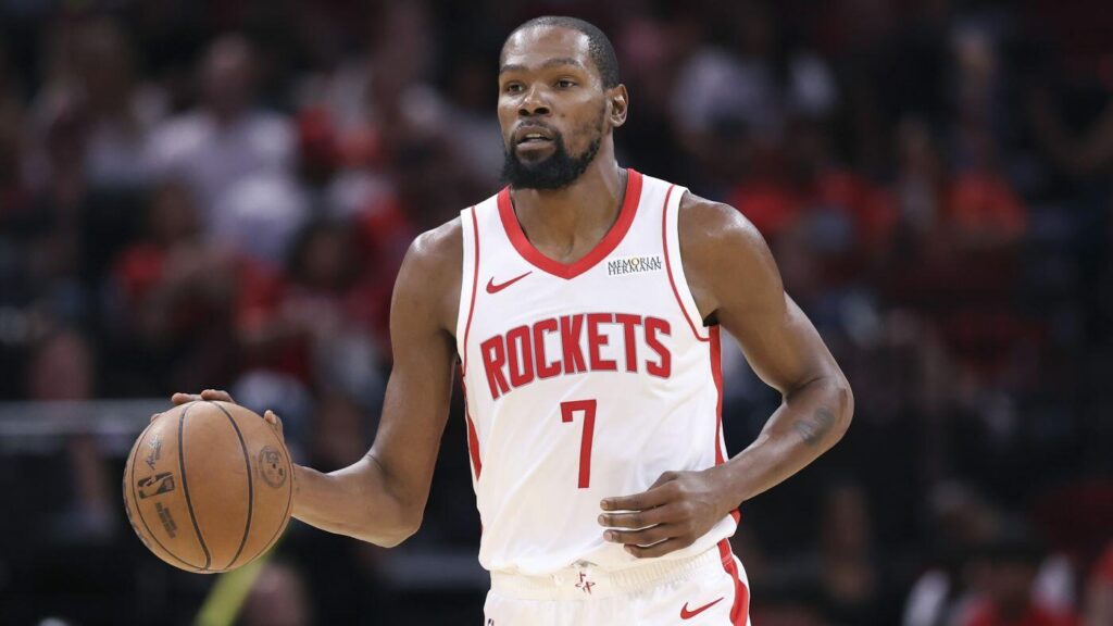 Kevin Durant's Rockets debut provides glimpse of what could be NBA's next great trio