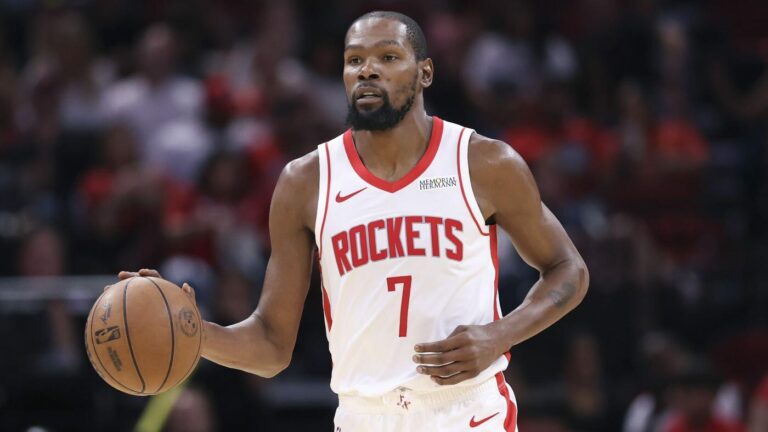 Kevin Durant's Rockets debut provides glimpse of what could be NBA's next great trio