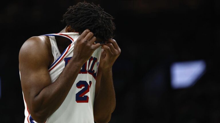 Joel Embiid looks like a shell of himself during 20 painful minutes in 76ers' season-opening win vs. Celtics