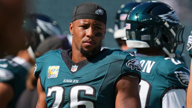 Saquon Barkley injury: Eagles RB (knee) says he has 'general soreness,' is 'excited' to play Giants on 'TNF'