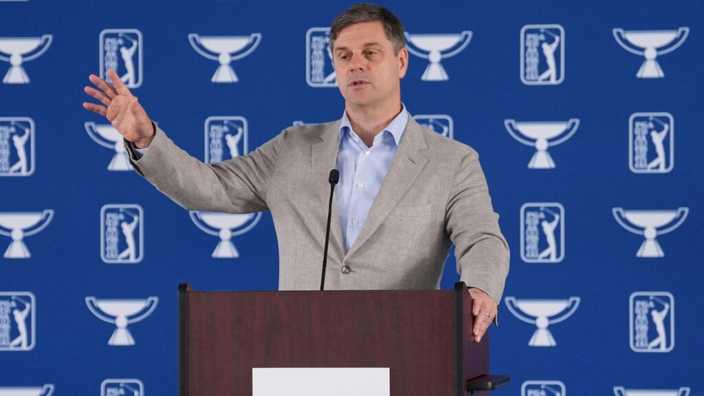 Brian Rolapp shakes up up PGA Tour leadership adding ex-NFL executives in first hires as CEO