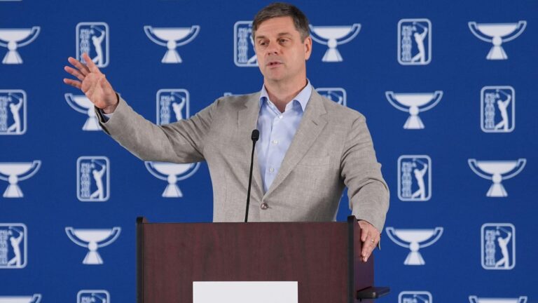 Brian Rolapp shakes up up PGA Tour leadership adding ex-NFL executives in first hires as CEO