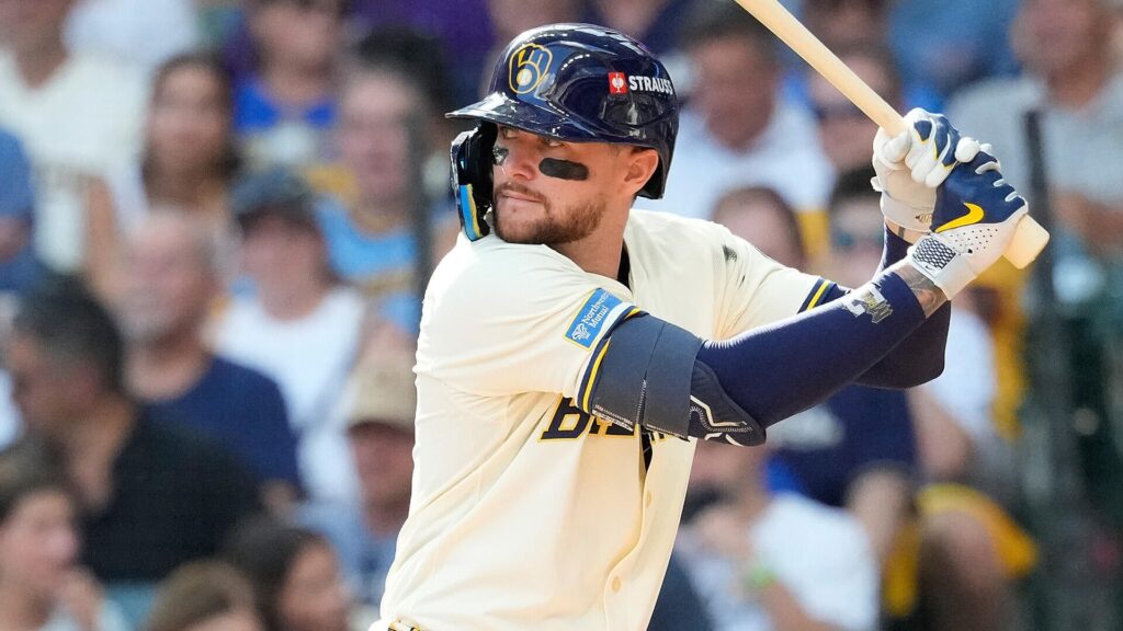 Brewers' Brice Turang explains why he avoided pitch that would've tied NLCS Game 1 vs. Dodgers