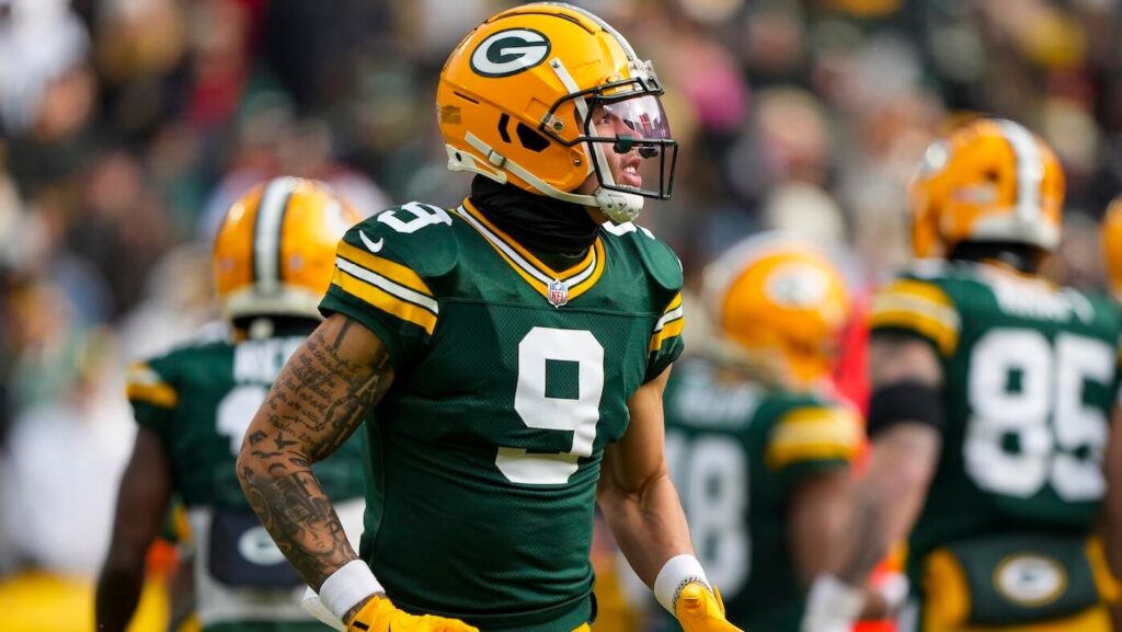 Packers WR Christian Watson returns to practice for first time since ACL injury in January