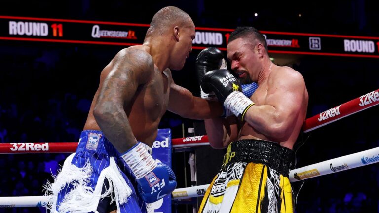 Fabio Wardley scores controversial TKO of Joseph Parker late to earn second interim heavyweight crown