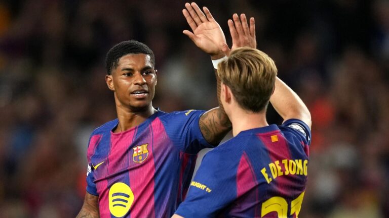 Marcus Rashford's redemption arc at Barcelona continues with another Champions League brace
