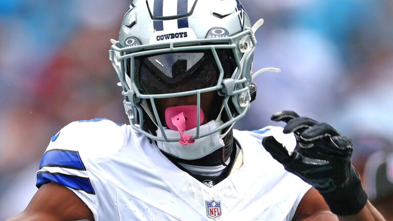 Cowboys' George Pickens yet to have contract talks with Jerry Jones; CeeDee Lamb 'absolutely' wants WR back