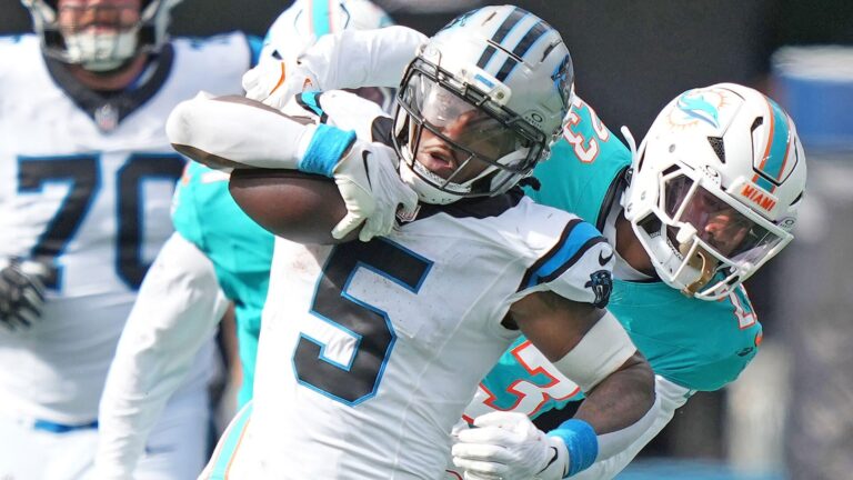 Cowboys coach Brian Schottenheimer said we will 'bring our seat belts' in response to Panthers' Rico Dowdle