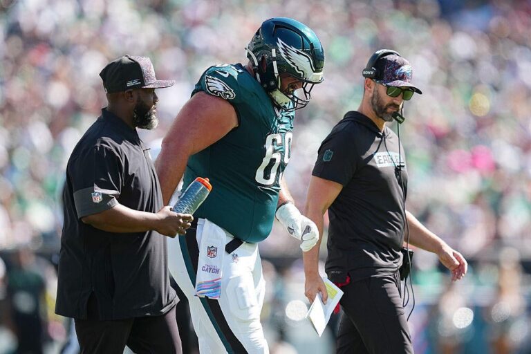 How injured is Landon Dickerson? Eagles Pro Bowl LG admitted the obvious as season nears halfway mark