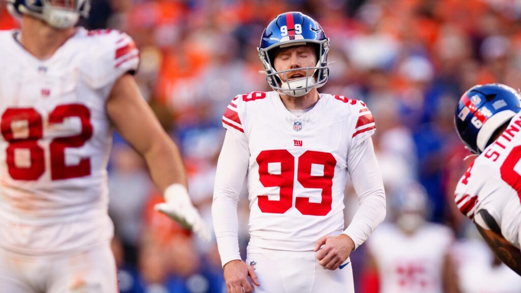 Giants waive kicker Jude McAtamney after multiple missed extra points in meltdown loss to Broncos