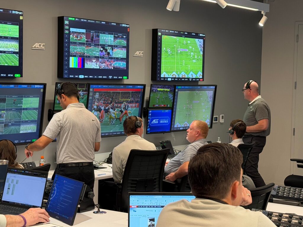 Upon further review: A coffee-fueled weekend inside the ACC's new Game Day Operations Center