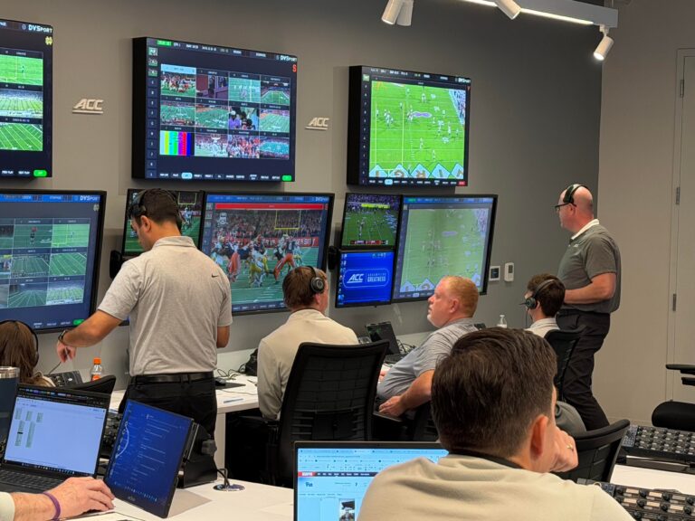 Upon further review: A coffee-fueled weekend inside the ACC's new Game Day Operations Center