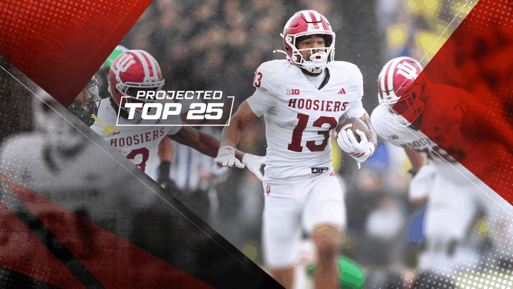 Tomorrow's Top 25 Today: Indiana replaces Oregon, Texas returns to college football rankings