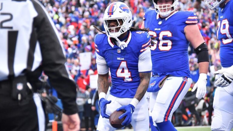 Bills vs. Patriots anytime touchdown scorer props, odds, predictions: Back James Cook to score a TD on SNF
