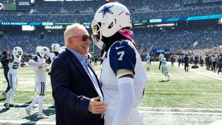 Cowboys' Jerry Jones open to trade before NFL deadline, mulling 'room' for a George Pickens contract extension