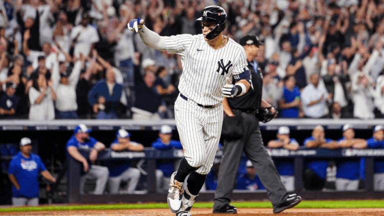 Aaron Judge finally gets his signature Yankees playoff moment with game-tying ALDS Game 3 home run