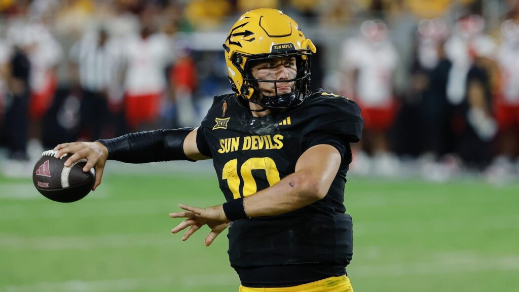 Arizona State QB Sam Leavitt expected to miss Iowa State game after aggravating injury in Houston loss