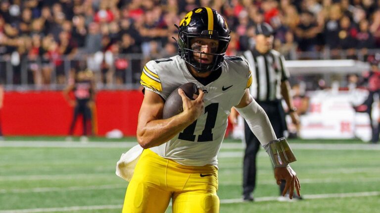 Mark Gronowski was expected to elevate Iowa's passing game. Instead, the transfer QB is thriving on the ground