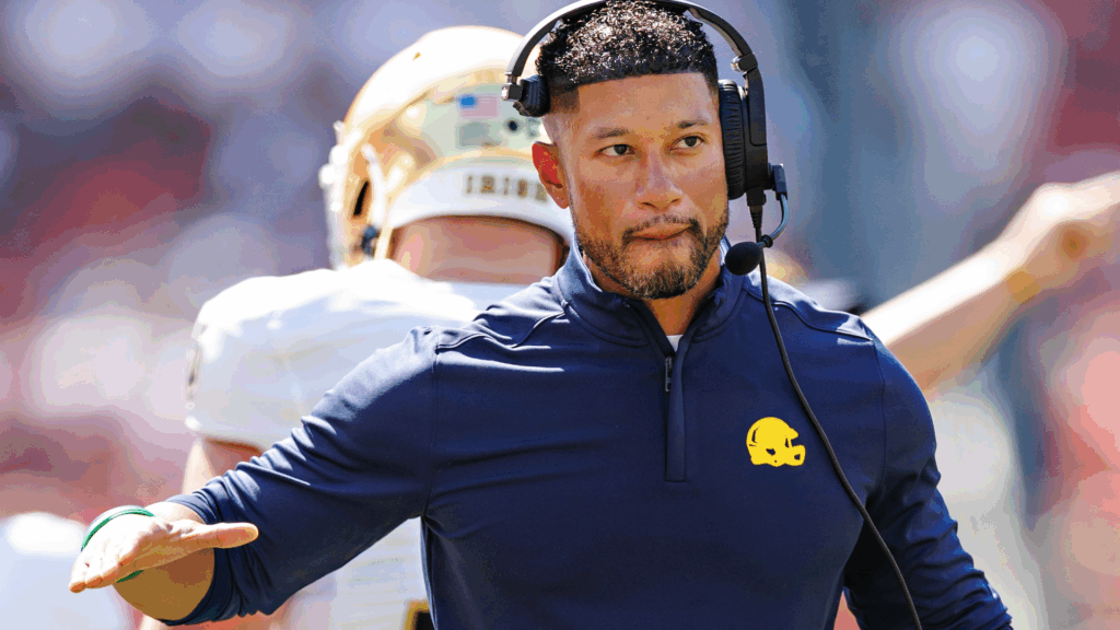 Marcus Freeman on Notre Dame potentially joining a conference: 'Future of college athletics always uncertain'