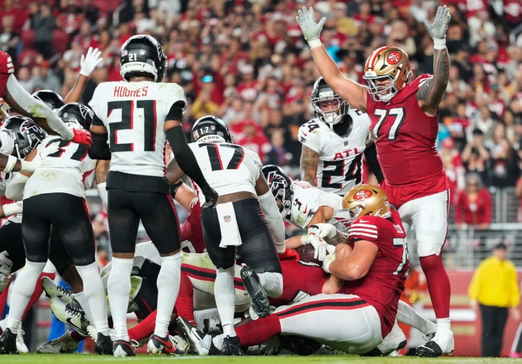 Former NFL ref says 49ers scored an illegal touchdown during final minutes of win over Falcons