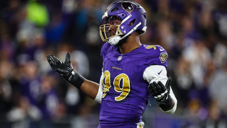 Jim Harbaugh says new Chargers pass rusher Odafe Oweh reminds him of Khalil Mack